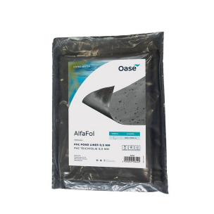 AlfaFol PVC čern&aacute; f&oacute;lie předbalen&aacute; 0,5 mm / 4 x 3 m