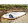 Jezírková geotextilie 200 g/m2 / 2 x 75 m