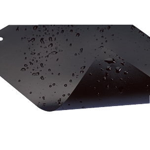 AlfaFol PVC čern&aacute; f&oacute;lie 0,5 mm / 6 x 25 m