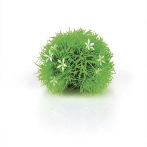 biOrb dekorace Zelen&aacute; koule s b&iacute;l&yacute;mi květy